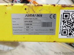 Ammann APH 6530 Rüttelplatte / 539kg / 2018 / Diesel