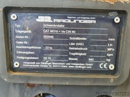 Rädlinger Tiltrotator Schwenkrotator CAT M318 / CW 40 / 2016