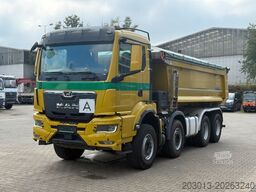 MAN TGS 32.470 8x4 Muldenkipper Schmitz elekt. Plane