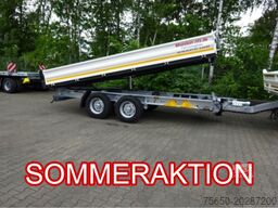 Möslein TTD 11 Weiß  neuer Tandem 3- Seitenkipper Tieflader-- Neufahrzeug --