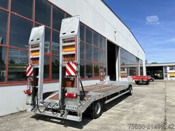 Möslein T 2 Schwebheim  Neuer 2 Achs Tieflader- Anhänger, Verbreiterung