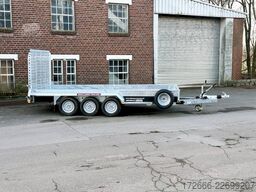 Brian James Trailers GENERAL PLANT 551-4018-35-3-12 | TRIDEM | SCHWERLASTRAMPE 400X180CM 3500KG BAUMASCHINENANHÄNGER | SCHWARZ