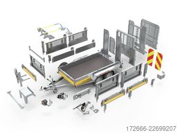 Brian James Trailers GENERAL PLANT 551-4018-35-3-12 | TRIDEM | SCHWERLASTRAMPE 400X180CM 3500KG BAUMASCHINENANHÄNGER | SCHWARZ