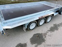 Brian James Trailers GENERAL PLANT 551-4018-35-3-12 | TRIDEM | SCHWERLASTRAMPE 400X180CM 3500KG BAUMASCHINENANHÄNGER | SCHWARZ