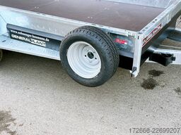 Brian James Trailers GENERAL PLANT 551-4018-35-3-12 | TRIDEM | SCHWERLASTRAMPE 400X180CM 3500KG BAUMASCHINENANHÄNGER | SCHWARZ