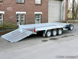 Brian James Trailers GENERAL PLANT 551-4018-35-3-12 | TRIDEM | SCHWERLASTRAMPE 400X180CM 3500KG BAUMASCHINENANHÄNGER | SCHWARZ