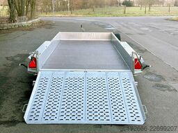 Brian James Trailers GENERAL PLANT 551-4018-35-3-12 | TRIDEM | SCHWERLASTRAMPE 400X180CM 3500KG BAUMASCHINENANHÄNGER | SCHWARZ