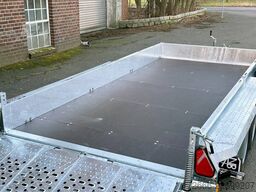 Brian James Trailers GENERAL PLANT 551-4018-35-3-12 | TRIDEM | SCHWERLASTRAMPE 400X180CM 3500KG BAUMASCHINENANHÄNGER | SCHWARZ