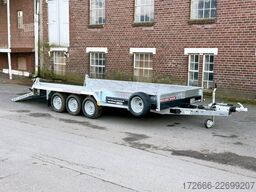 Brian James Trailers GENERAL PLANT 551-4018-35-3-12 | TRIDEM | SCHWERLASTRAMPE 400X180CM 3500KG BAUMASCHINENANHÄNGER | SCHWARZ