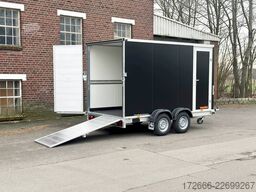 Vezeko TK C 27.35 | BLACK | SEITENTÜR | HECKRAMPENKOMBI 355X184X205CM 2700KG KOFFERANHÄNGER