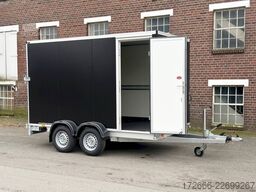 Vezeko TK C 27.35 | BLACK | SEITENTÜR | HECKRAMPENKOMBI 355X184X205CM 2700KG KOFFERANHÄNGER