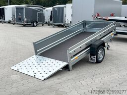 Martz MAXI 264 I RAMPE 264X126X40CM 750KG TIEFLADER | DEICHSEL KLAPPBAR