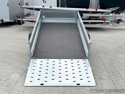 Martz MAXI 264 I RAMPE 264X126X40CM 750KG TIEFLADER | DEICHSEL KLAPPBAR