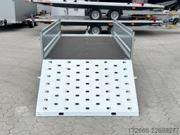 Martz MAXI 264 I RAMPE 264X126X40CM 750KG TIEFLADER | DEICHSEL KLAPPBAR