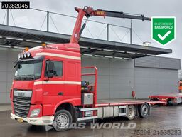 DAF XF 440 6X2 NL-Truck Transporter HMF 900-K2 Kran...