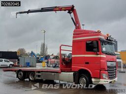 DAF XF 440 6X2 NL-Truck Transporter HMF 900-K2 Kran...