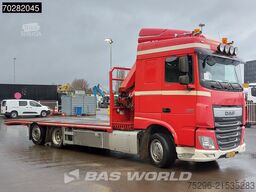 DAF XF 440 6X2 NL-Truck Transporter HMF 900-K2 Kran...