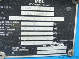 MOL DIEPLADER ramps + 3x axle + steering