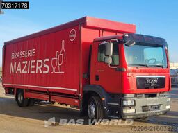 MAN TGM 15.250 4X2 16tonner Curtainsides 2500kg Lad...