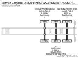 Schmitz Cargobull DISCBRAKES / GALVANIZED / HUCKEPACK / NL-traile...