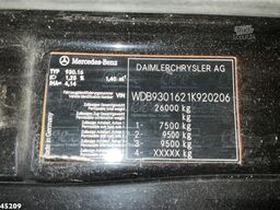Mercedes-Benz Actros 3336 6x4 Euro 3 RSP Saugbagger 7m³