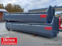 Decker Containerbau Abrollcontainer, Bayernbox, Pendelklappe