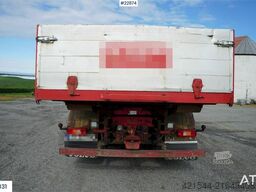 Volvo FH12 6x2 hook lift truck with a PM 23 tm crane