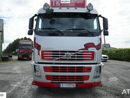 Volvo FH12 6x2 hook lift truck with a PM 23 tm crane