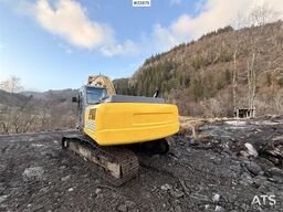 New Holland E265 Excavator with tooth bucket and defective rot