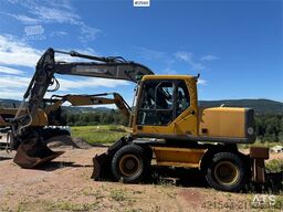 Volvo EW160B Wheel excavator w/ tilt and bucket