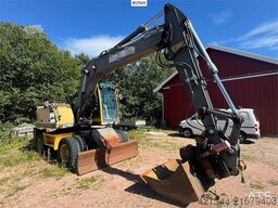 Volvo EW160B Wheel excavator w/ tilt and bucket