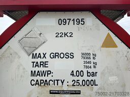 Welfit Oddy 20FT ISO / 24.970L / 1-COMP.  / T11 / 22K2 / va...