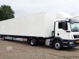 MAN TGM 15.290 Trekker + Heiwo city trailer geisole...
