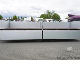 Krone construction trailer / Flatbed 18 pallet