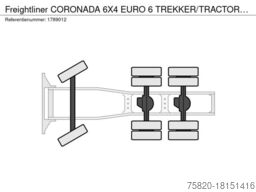 Freightliner CORONADA 6X4 EURO 6 TREKKER/TRACTOR/SATTELZUGMA...