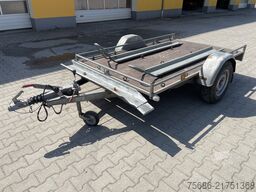 SARIS Motorradtransporter Tieflader Einachser
