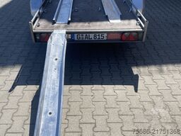 SARIS Motorradtransporter Tieflader Einachser