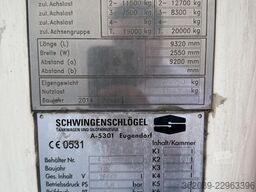 SCANIA G-410 6X2 SILOWAGEN VOLLUFT LIFT GELENKTE HINTER
