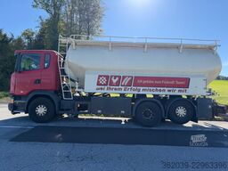 SCANIA G-410 6X2 SILOWAGEN VOLLUFT LIFT GELENKTE HINTER