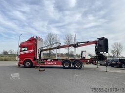 Scania R730 Woodtransport / 6x4 / Hiab Crane / Retarde...