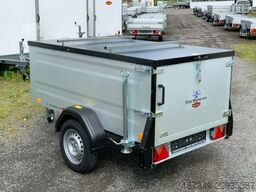 TPV TRAILERS KT-EU2 Koffer Anhänger mit Deckel - Silbergrau-