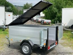 TPV TRAILERS KT-EU2 Koffer Anhänger mit Deckel - Silbergrau-