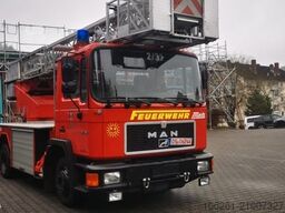 MAN 12.232 , DLK  Drehleiter Metz DLK 18-12 PLC II