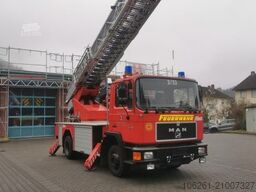 MAN 12.232 , DLK  Drehleiter Metz DLK 18-12 PLC II