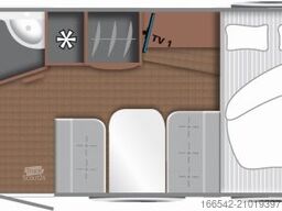 LMC Sassino 430 D 1360kg/GFK-Bug-Dach-Heck/12 J Dichtheitsgarantie
