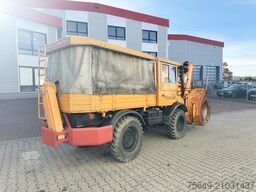 Unimog U52 411 4x4 Schneefräse U52 411 4x4, Schmidt Schneefräse mit Separatmotor