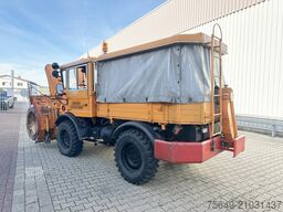 Unimog U52 411 4x4 Schneefräse U52 411 4x4, Schmidt Schneefräse mit Separatmotor