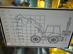 New Holland B 115 C backhoe loader / 1000 MTH !