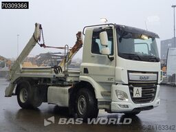 DAF CF 370 4X2 Meiller AK12MT skiploader Absetzkipp...