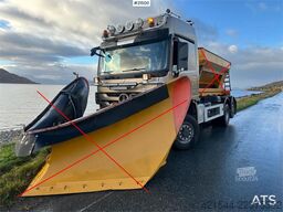 Mercedes-Benz Actros 2848 4x4+2 snow rigged hook truck. WATCH VI